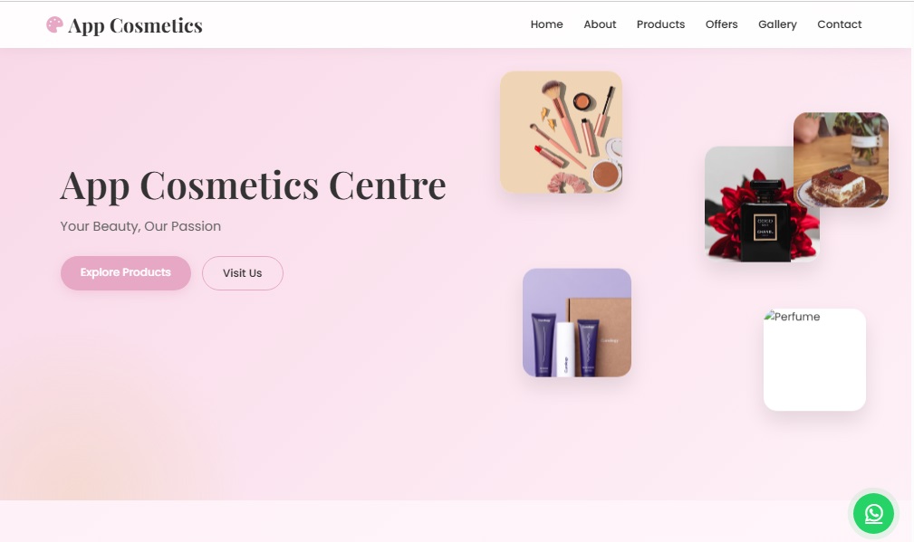 Cosmetics Website
